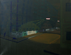 Nokturno A, akryl na plátně / acrylic on canvas, 85X110, 2005