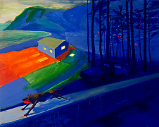  Vydařený lov / successful hunt, akryl na plátně / acrylic on canvas, 150X190, 2006