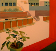  Výhled III / View III, akryl na plátně / acrylic on canvas, 120X110, 2006