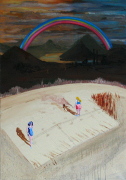  Zasnění II / Dreaming II, akryl, email na plátně / acrylic, enamel on canvas, 170X120, 2006