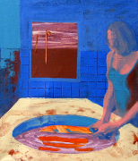 Kuchyň 1 / Kitchen 1, akryl na plátně / acrylic on canvas, 60X50, 2006
