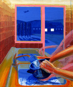 Kuchyň 2 / Kitchen 2, akryl na plátně / acrylic on canvas, 60X50, 2006
