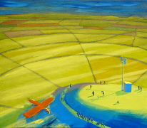  V zajetí řádu / In captivity of system,  akryl na plátně / acrylic on canvas, 75X85, 2008