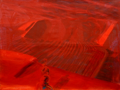  Červená pustina / Red wasteland, akryl na plátně / acrylic on canvas, 220X170, 2008