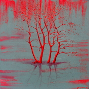 V mokřině / Marsh, akryl na plátně / acrylic on canvas, 65X65, 2012