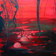  Úrodný kraj / Fertile land, akryl na plátně / acrylic on canvas 110X110, 2012