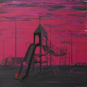  Krátká noční pauza / Short night break, akryl na plátně / acrylic on canvas, 70X70, 2010-13 